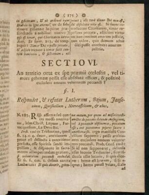 175-188, Sectio VI.