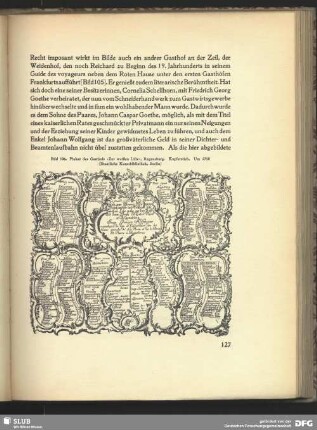 Plakat des Gasthofs "Zur weißen Lilie"