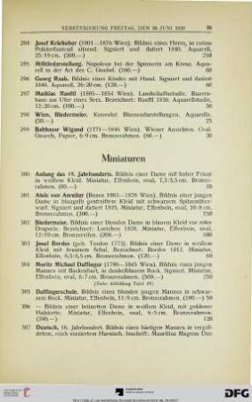 Miniaturen (Nr. 300-327)