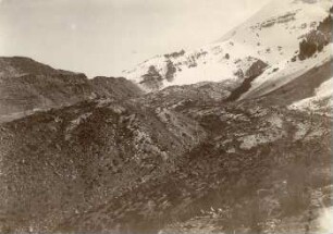 Chimborazo. Moräne an der Süd-Flanke