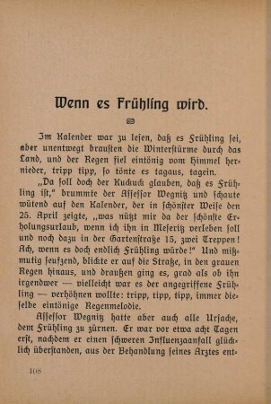 Wenn es Frühling wird