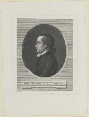 Bildnis des Ioh. Georg Schulthess