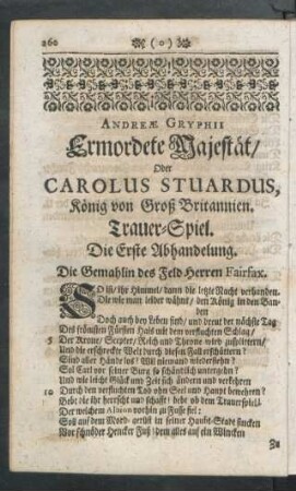 Die Erste - Andere Abhandelung.