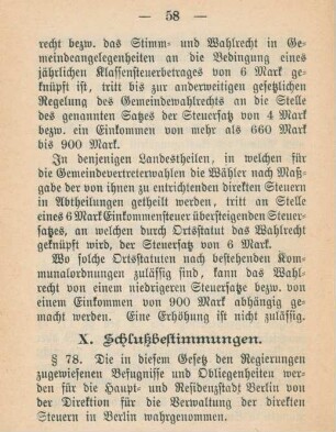 X. Schlußbestimmungen