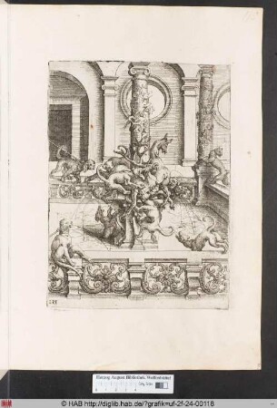 [Springbrunnen mit Jagdhunden. Band II.]