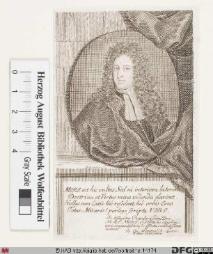 Bildnis Adam Erdmann Mirus