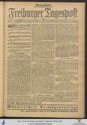 29.11.1919 (Morgenblatt)