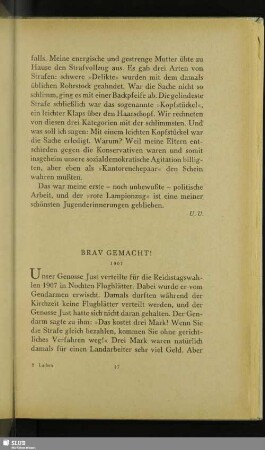 Brav Gemacht!