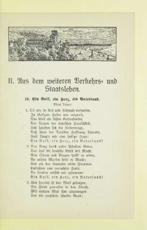II. Aus dem weiteren Verkehrs- und Staatsleben