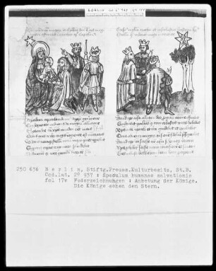 Speculum humanae salvationis — ---, Folio 17versoBuchseite