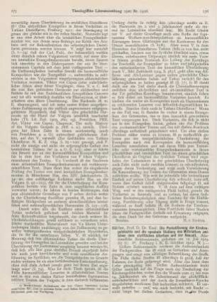 176-177 [Rezension] Göller, Emil, Die Periodisierung der Kirchengeschichte und die epochale Stellung des Mittelalters zwischen dem christlichen Altertum und der Neuzeit