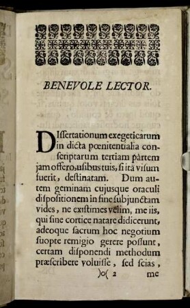 Benevole Lector