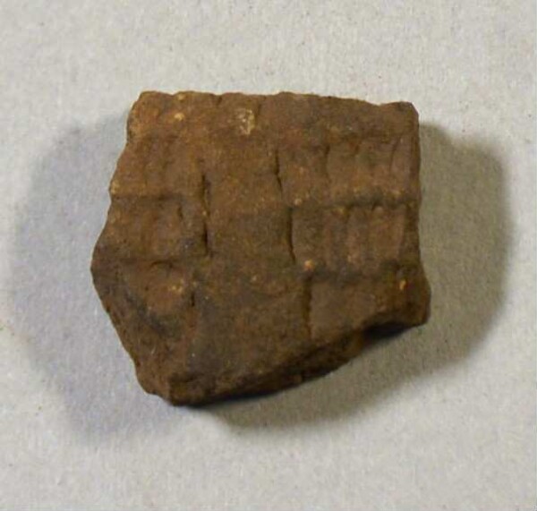 Fragment eines Gefäßes