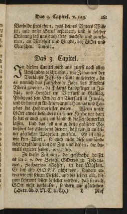 161-175, Das 3. Capitel