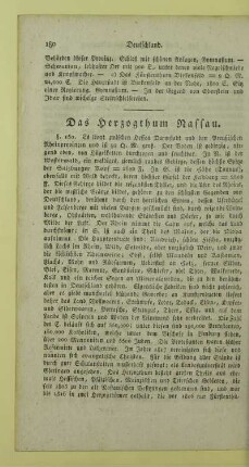 Das Herzogthum Nassau