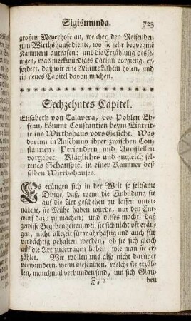 Sechzehntes Capitel. - Siebenzehntes Capitel.