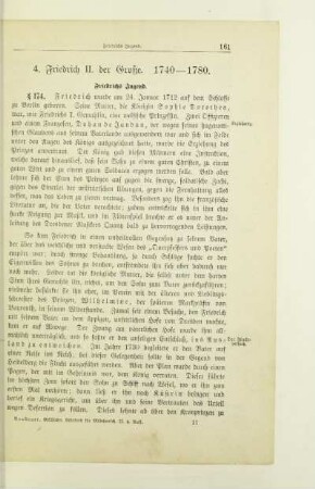 4. Friedrich II. der Große. 1740-1780