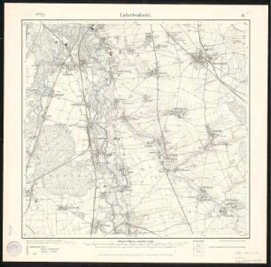 Meßtischblatt 26 : Liebertwolkwitz, 1914 : Liebertwolkwitz. - Aufgen. 1905, hrsg. 1907, einz. Nachtr. 1914. - 1:25000. - Leipzig, 1914. - 1 Kt.