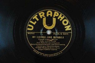 My cizinou jsme bloudili : dvojzpev z opery "Jakobín" / Hudba Antonín Dvořák, slova Marie Červinková-Riegrová