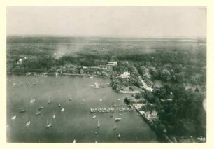 Luftaufnahme Großer Wannsee, Yachthafen