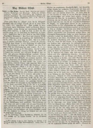 97-101 Max Müllers Essays