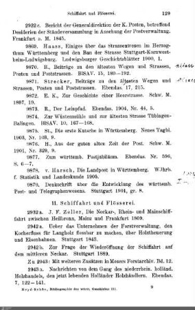 11. Schiffahrt und Flösserei