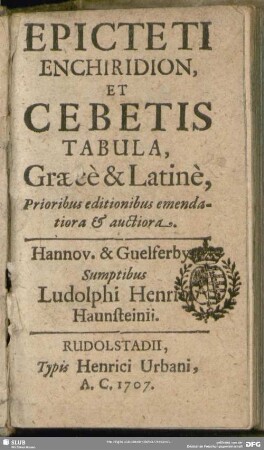 Epicteti Enchiridion