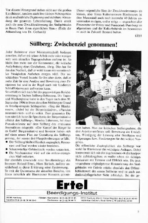 Süllberg: Zwischenziel genommen!