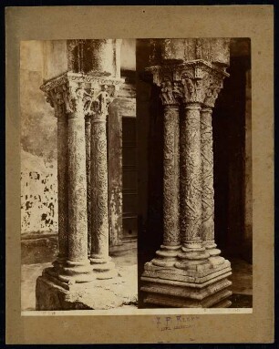 Dom Santa Maria Nuova, Monreale: Kreuzgang, Säulen und Kapitelle