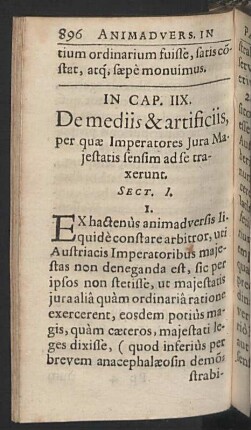 In Cap. IIX. de mediis & artificiis