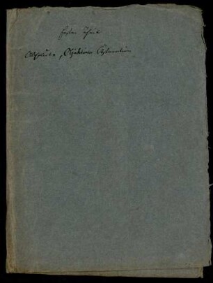 [Schadenersatzrecht, Fortsetzung], Ohne Ort, 1843 - 1861 : Erster Theil. Absolute, Objektive Ästimation [Bl. 1 - 50 (erster Umschlag)] ; Klagen [Bl. 51 - 109 (zweiter Umschlag)] ; Aestimatio [Bl. 110 - 233 (dritter Umschlag)]