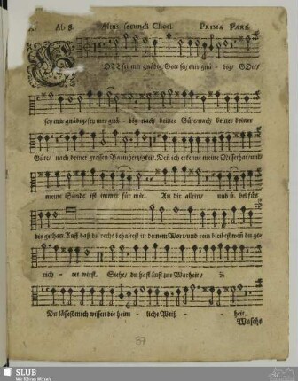 X. Gott sei mir gnädig nach deiner Güte