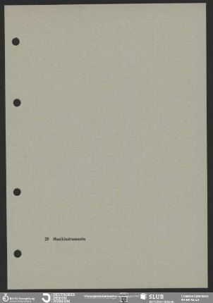 29 Musikinstrumente [Kapiteltrennblatt]