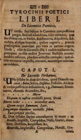 Tyrocinium poëticum