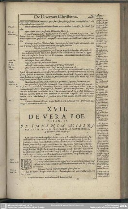 XVII. De Vera Poenitentia