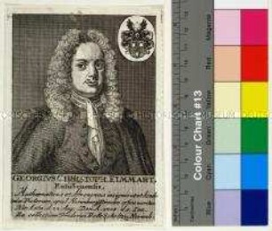 Porträt des Astronomen, Mathematikers und Kupferstechers Georg Christoph d.J.
