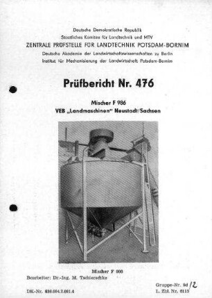 Mischer F 986