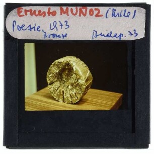 Muñoz, Poesie (Skulptur)