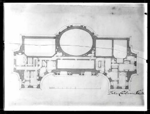 Schloß; Grundriß des Untergeschosses