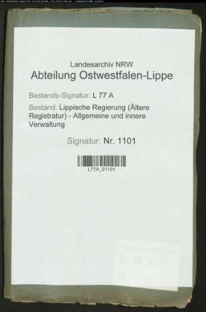 Privilegien Dr. med. Erhard Trampels zu Meinberg