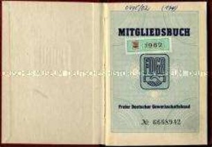 Mitgliedsbuch des FDGB