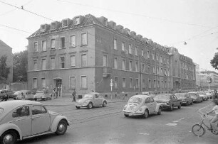 Ungewisse Zukunft des Alten Vincentiuskrankenhauses in der Kriegsstraße 49 am Karlstor