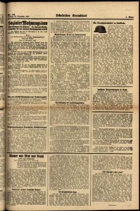 Zweite Ausgabe vom Mittwoch, den 20. November 1940.