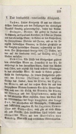 I. Das lombardisch-venetianische Königreich