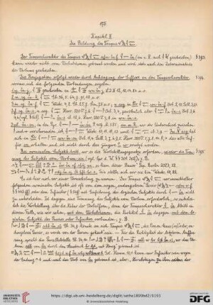 Kapitel II. Die Bildung des Tempus [Hieroglyphen]