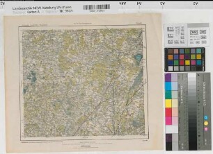 Schawli Fliegerkarte 1918 1 : 200 000 28 x 34 Druck: Kartographische Abteilung der Preußischen Landesaufnahme Benkhausen