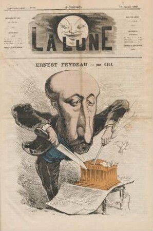 Ernest Feydeau - par Gill