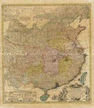 Regni Sinae vel Sinae Propriae Mappa et Descriptio Geographica