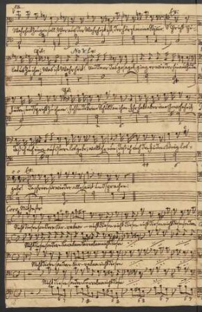 10. [Recitativo] (Ev., Pilatus, Chor): Und da er das gesaget, ging er wieder hinaus
