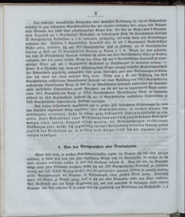 4. Von den Atomgewichten oder Aequivalenten